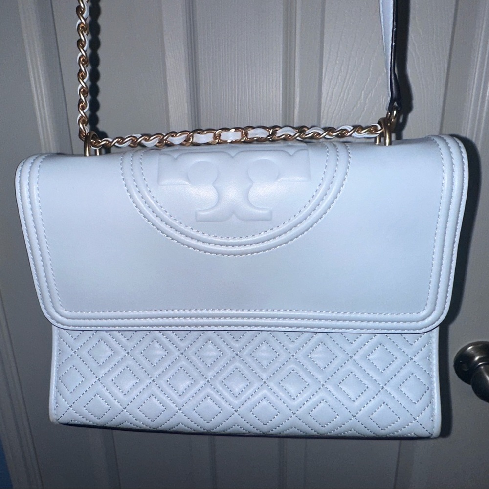 Tory Burch Fleming Quilted Crossbody Bag with a Convertible Strap